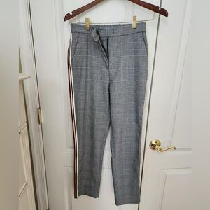 Mango plaid trousers